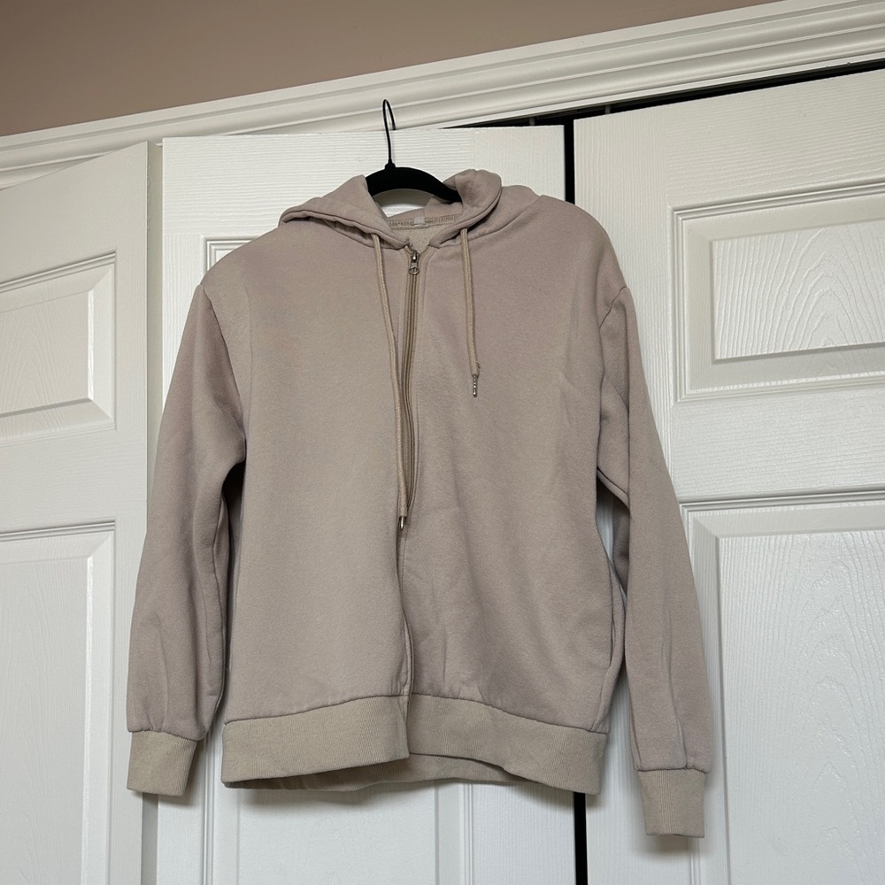 Men's Tan Hoodie Sweater